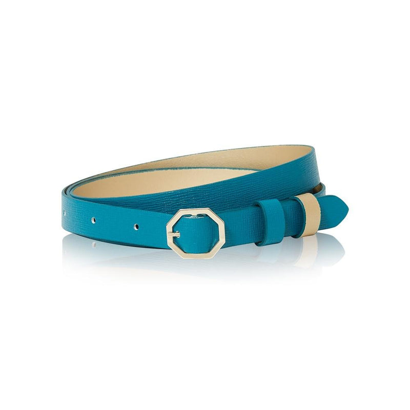 Reversible Belt | Teal Saffiano Leather – Stacy Chan Limited